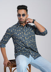 Cotton Printed Full Sleeve Shirt
