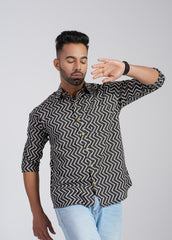 Cotton Printed Full Sleeve Shirt