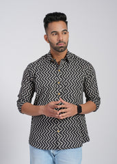 Cotton Printed Full Sleeve Shirt