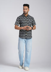 Cotton Printed Half Sleeve Shirt