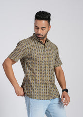 Cotton Printed Half Sleeve Shirt