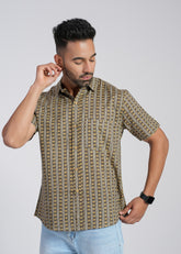 Cotton Printed Half Sleeve Shirt