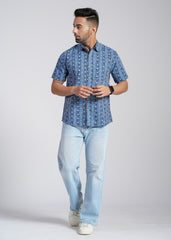 Cotton Printed Half Sleeve Shirt