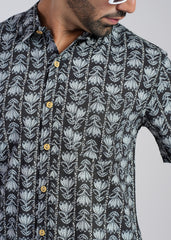 Cotton Printed Half Sleeve Shirt