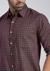 Cotton Printed Full Sleeve Shirt