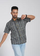 Cotton Printed Half Sleeve Shirt