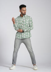 Cotton Printed Full Sleeve Shirt
