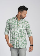 Cotton Printed Full Sleeve Shirt