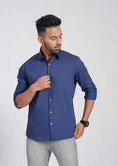 Cotton Poplin Full Sleeve Printed Shirt