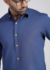 Cotton Poplin Full Sleeve Printed Shirt