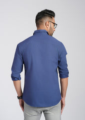 Cotton Poplin Full Sleeve Printed Shirt