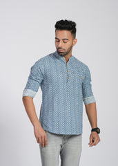 Cotton Printed Full Sleeve Shirt
