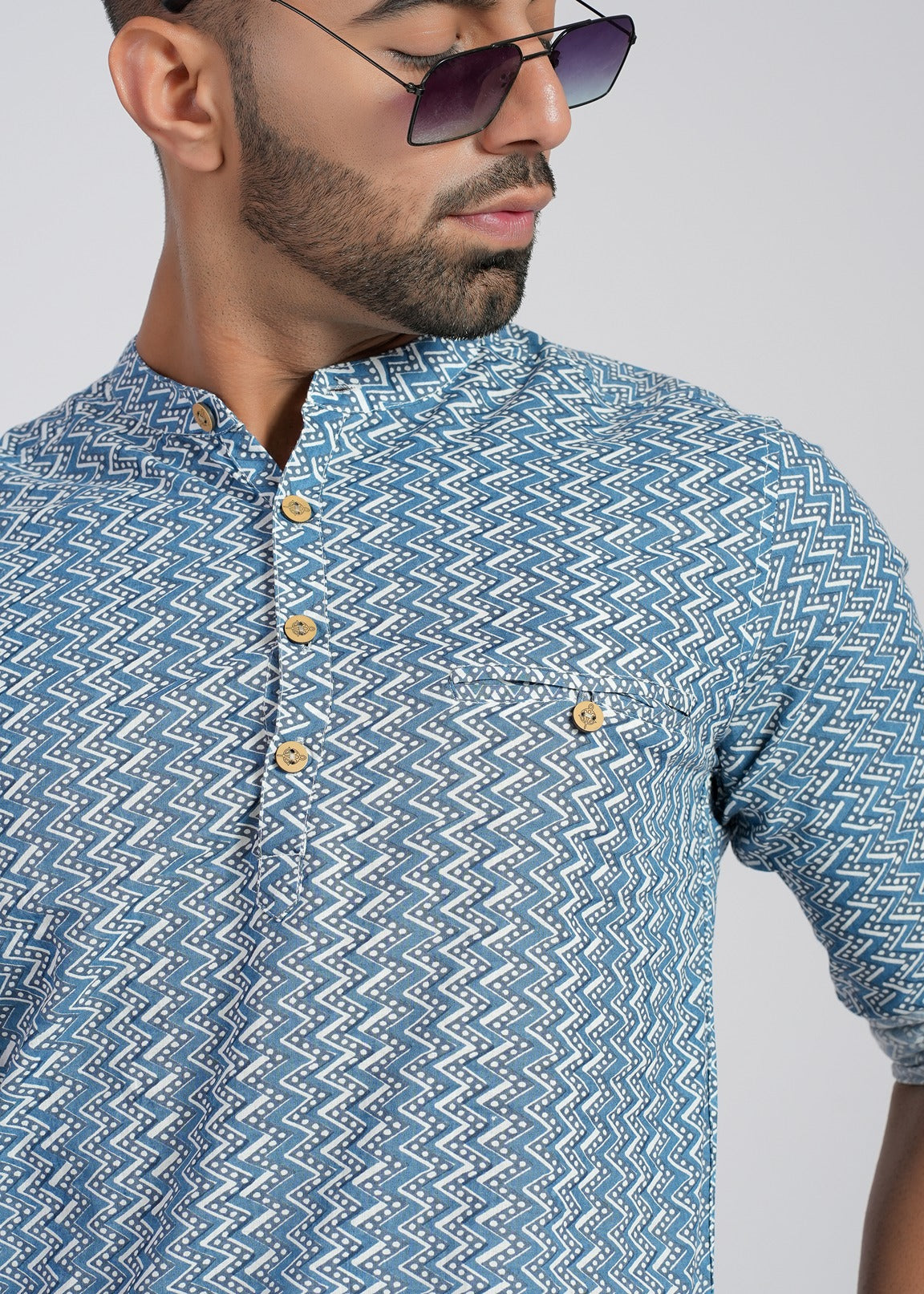 COTTON PRINTED FULL SLEEVE SHIRT