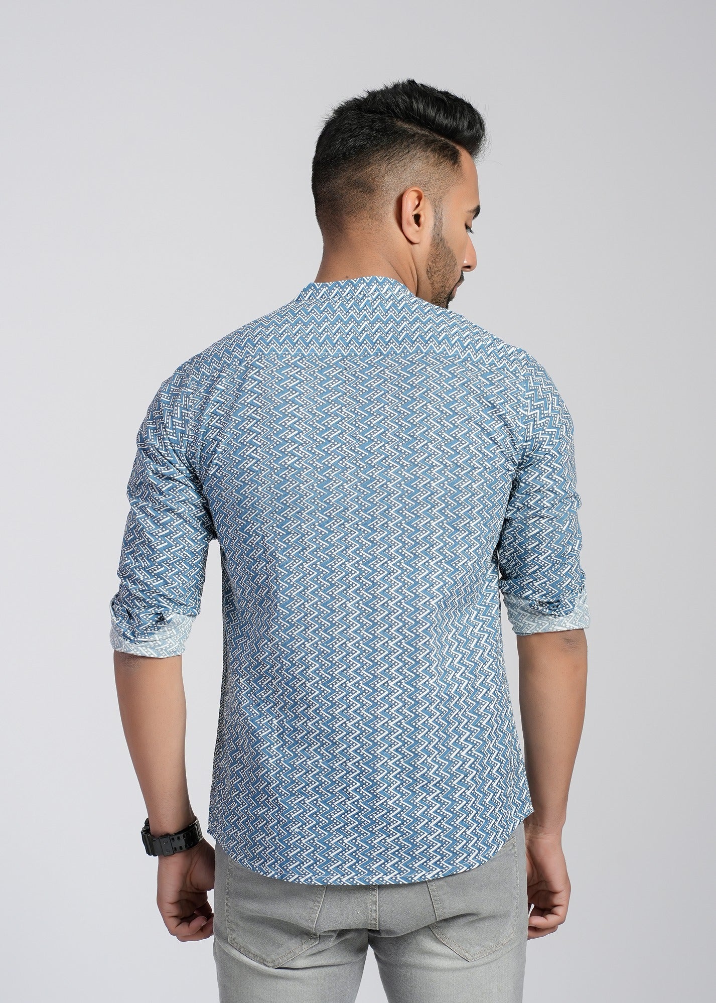 COTTON PRINTED FULL SLEEVE SHIRT