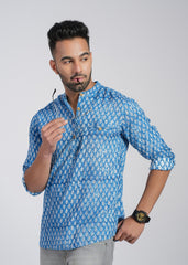 Cotton Printed Full Sleeve Shirt