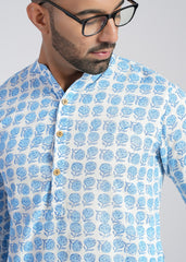 Cotton Printed Full Sleeve Kurtas