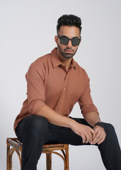Cotton Flax Full Sleeve Shirt