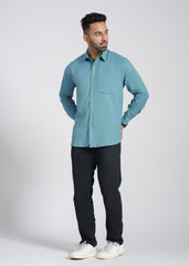 Cotton Flax Full Sleeve Shirt