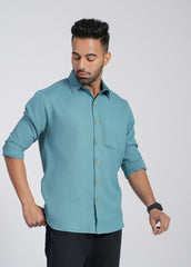 Cotton Flax Full Sleeve Shirt