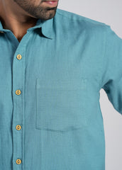 Cotton Flax Full Sleeve Shirt