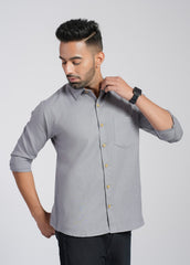 Cotton Flax Full Sleeve Shirt