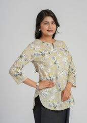 Cotton Printed Short Kurti