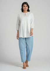 Block Printed Short Top