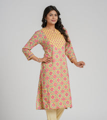 Utsav Cotton Block Printed Kurta