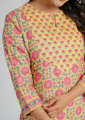 Utsav Cotton Block Printed Kurta