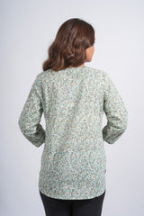 Mint Meadow Printed Short Kurti