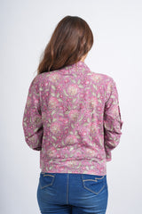 Orchid Grace Block Printed Short Top