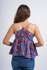 PoppySky Block Printed Cami Top