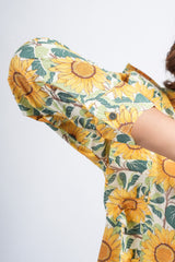 Sunbeam Muse Block Printed Short Top