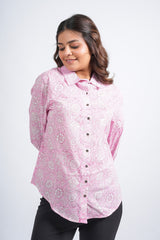 Pink Serenity Paisley Shirt