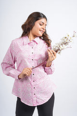 Pink Serenity Paisley Shirt