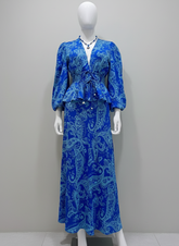 Ocean Fleet Modal Silk Satin Set