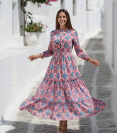 GeoChic Cotton Dress