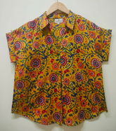 Mustard Bloom Cotton Top