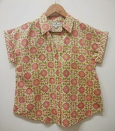 Pink Floral Cotton Top