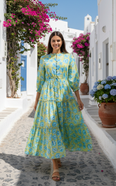 Urban Bloom Cotton  Dress