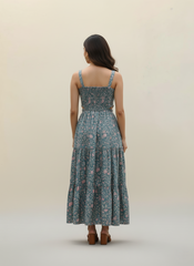 Sage Petal Elegance Dress