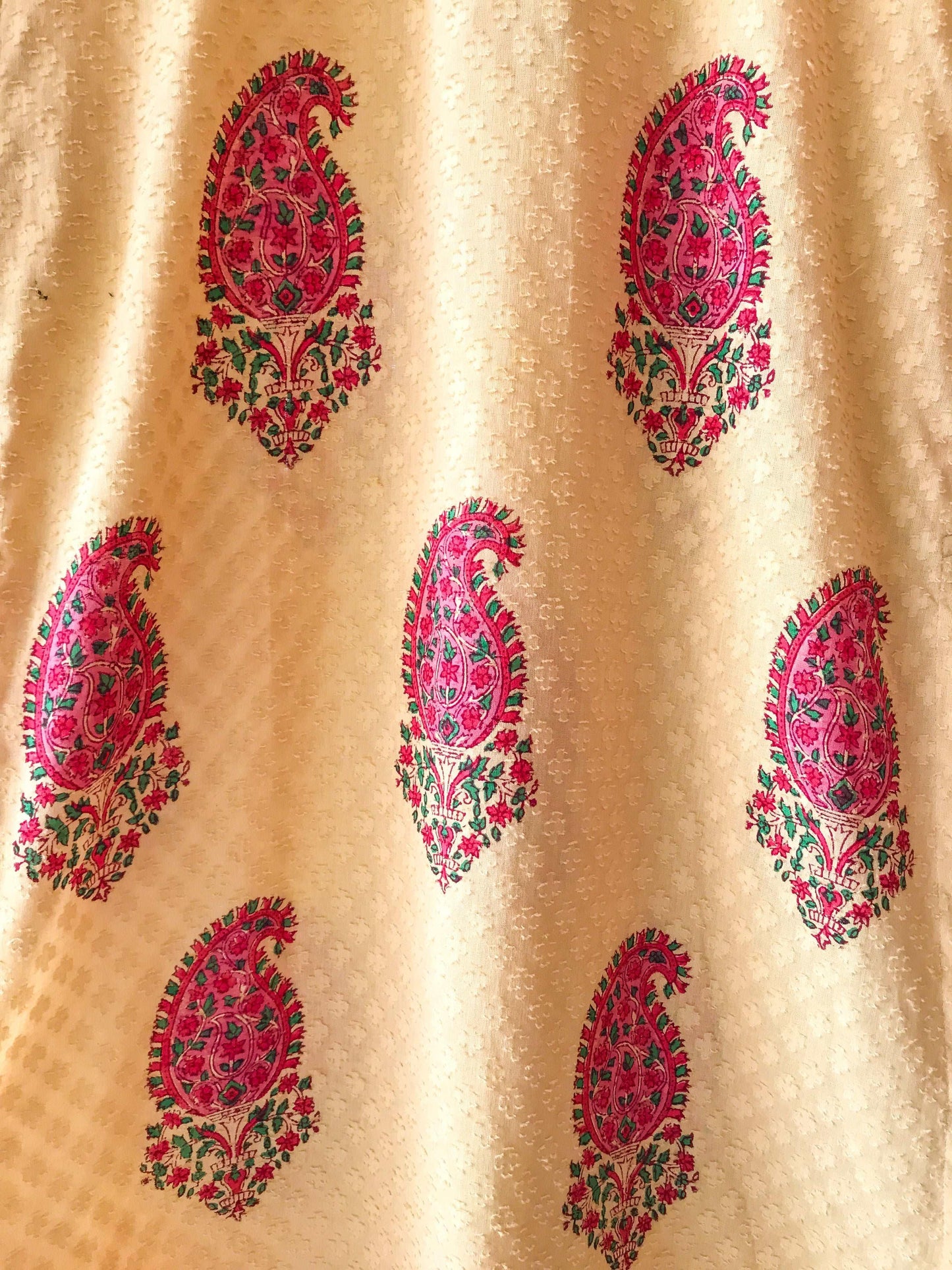 'Sara' Block Printed Dobby Kurta