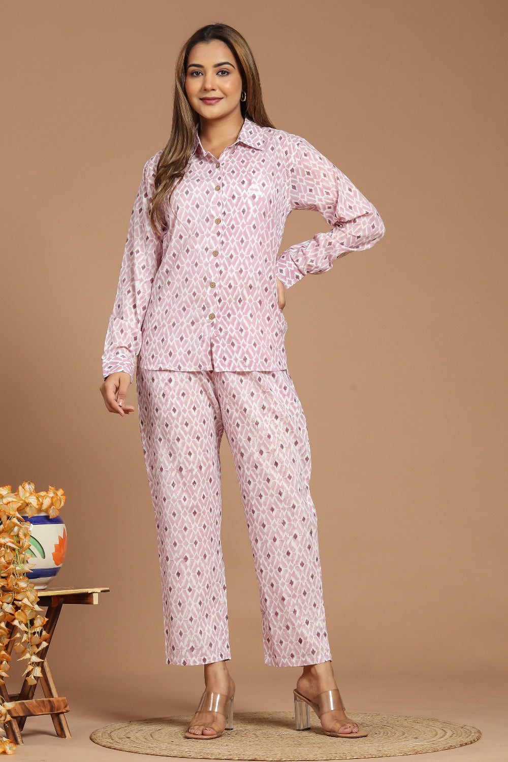 Ikkat Printed Co-Ord Set