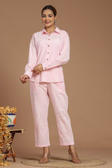 Pink Hues Delight Cotton Co-ord Set