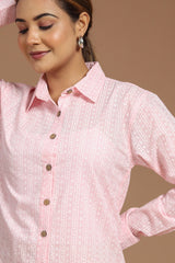 Pink Hues Delight Cotton Co-ord Set