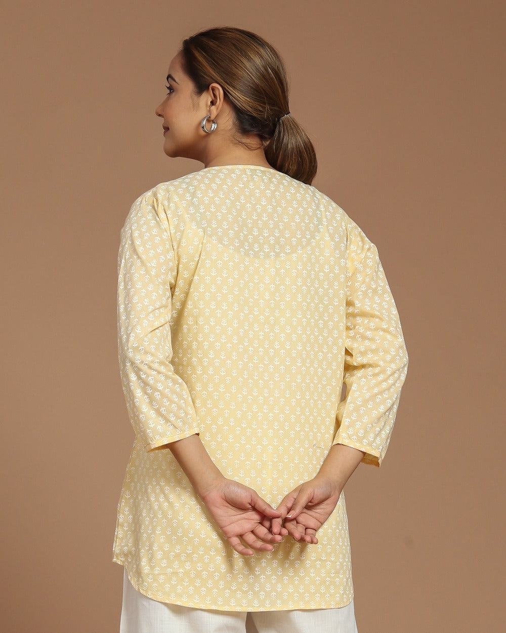 Block Printed Cotton Short Top