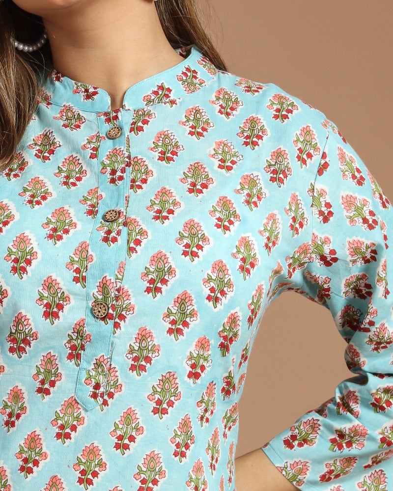 Block Printed Cotton Tunic