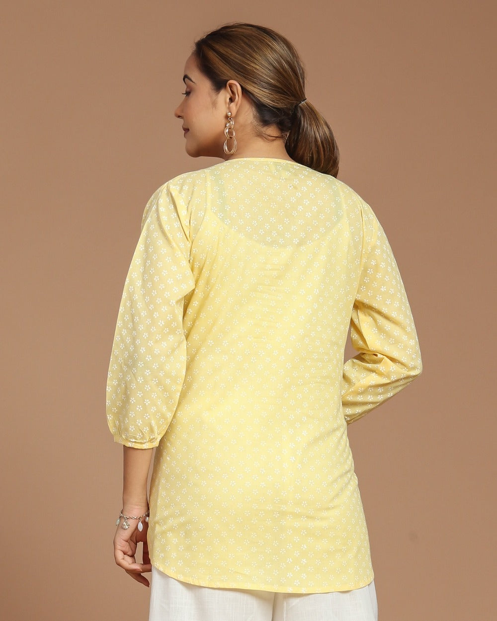 Block Printed Cotton Short Top