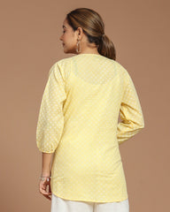 Block Printed Short Top