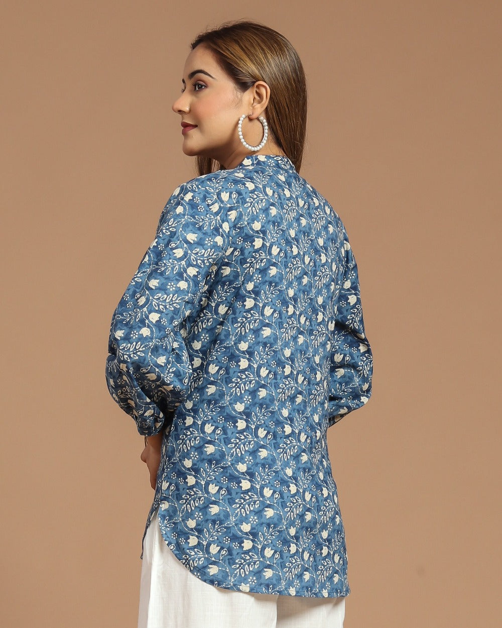 Printed Cotton Short Kurti